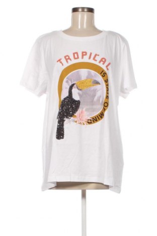 Damen T-Shirt ONLY Carmakoma, Größe XL, Farbe Weiß, Preis € 15,98