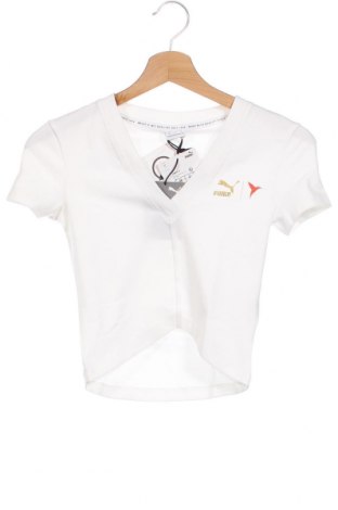 Damen T-Shirt PUMA, Größe XS, Farbe Weiß, Preis 19,18 €