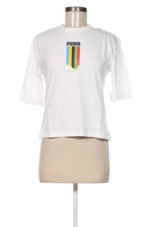 Дамска тениска PUMA, Размер XS, Цвят Бял, Цена 62,00 лв.