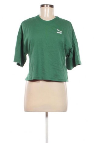 Дамска тениска PUMA, Размер S, Цвят Зелен, Цена 27,37 лв.