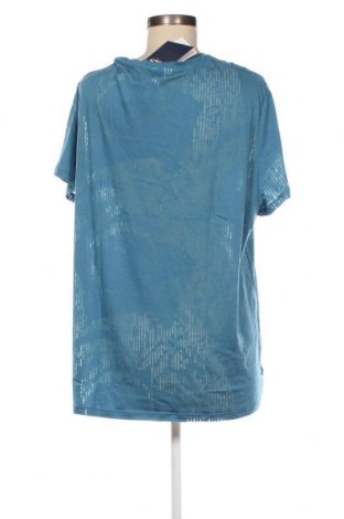 Γυναικείο t-shirt Reebok, Μέγεθος XXL, Χρώμα Μπλέ, Τιμή 23,65 €