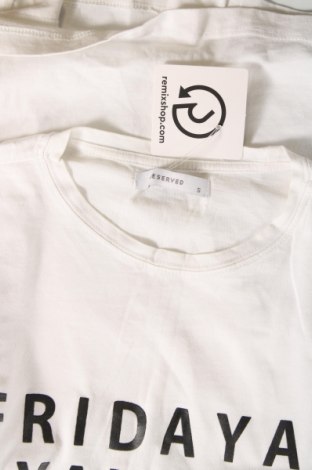 Дамска тениска Reserved, Размер S, Цвят Бял, Цена 12,94 лв.
