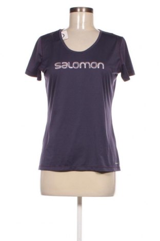 Γυναικείο t-shirt Salomon, Μέγεθος M, Χρώμα Βιολετί, Τιμή 14,58 €