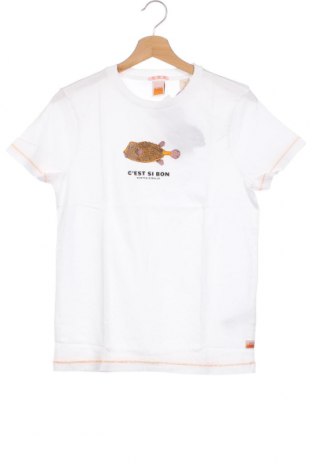 Tricou pentru copii Scotch & Soda, Mărime 13-14y/ 164-168 cm, Culoare Ecru, Preț 113,68 Lei