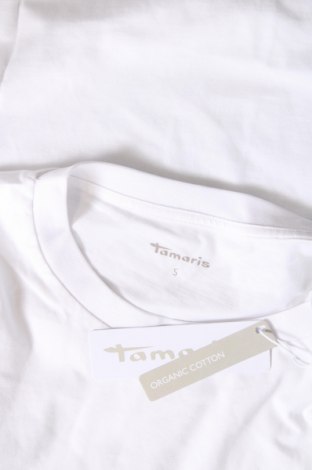 Damen T-Shirt Tamaris, Größe S, Farbe Weiß, Preis 18,56 €