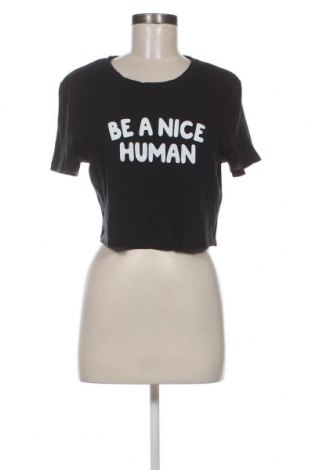 Γυναικείο t-shirt Terranova, Μέγεθος S, Χρώμα Μαύρο, Τιμή 3,44 €