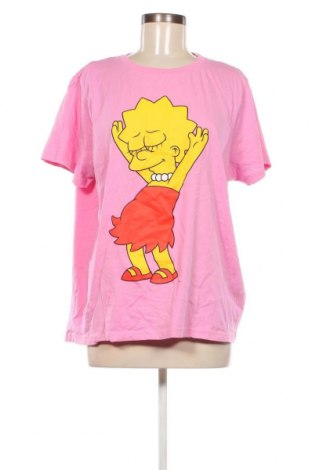 Damen T-Shirt The Simpsons, Größe XL, Farbe Rosa, Preis 6,62 €