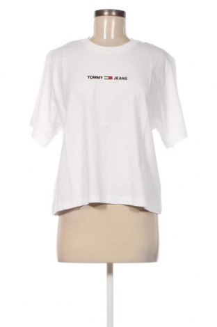 Damen T-Shirt Tommy Jeans, Größe L, Farbe Weiß, Preis € 31,54