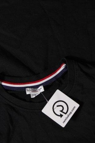 Γυναικείο t-shirt U.S. Polo Assn., Μέγεθος S, Χρώμα Μαύρο, Τιμή 14,00 €