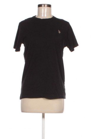 Γυναικείο t-shirt U.S. Polo Assn., Μέγεθος S, Χρώμα Μαύρο, Τιμή 8,40 €