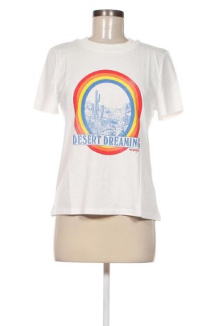 Γυναικείο t-shirt Wrangler, Μέγεθος S, Χρώμα Λευκό, Τιμή 19,18 €