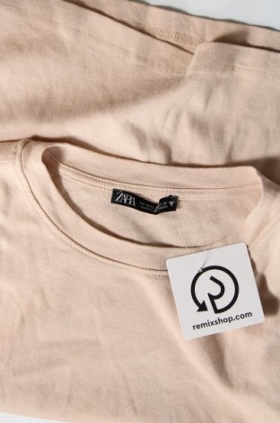 Tricou de femei Zara, Mărime M, Culoare Bej, Preț 39,90 Lei