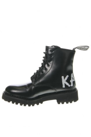 Botine de damă Karl Lagerfeld, Mărime 36, Culoare Negru, Preț 576,53 Lei