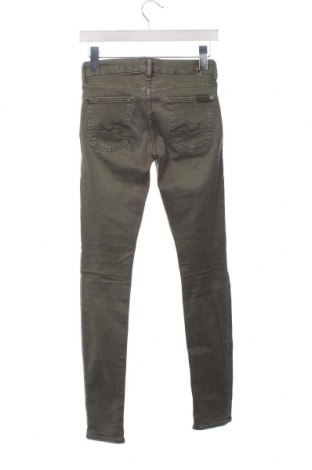 Damskie jeansy 7 For All Mankind, Rozmiar XS, Kolor Zielony, Cena 242,55 zł