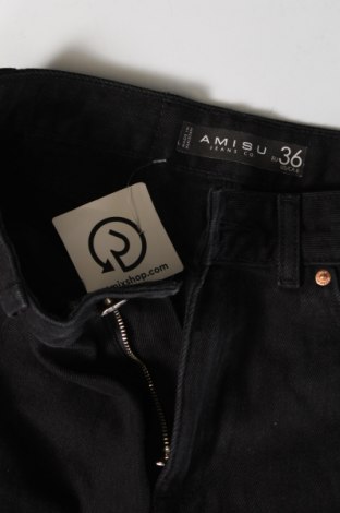 Дамски дънки Amisu, Размер S, Цвят Черен, Цена 6,96 лв.