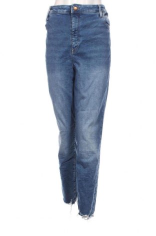 Damskie jeansy H&M, Rozmiar 3XL, Kolor Niebieski, Cena 78,85 zł