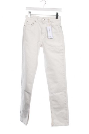 Damskie jeansy Perfect Jeans By Gina Tricot, Rozmiar XS, Kolor Biały, Cena 63,62 zł