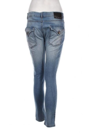 Damskie jeansy Sisley, Rozmiar L, Kolor Niebieski, Cena 123,93 zł