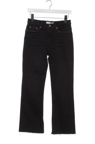Blugi de femei Zara, Mărime XS, Culoare Negru, Preț 40,90 Lei
