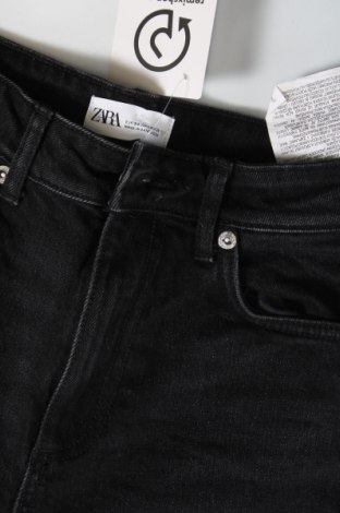 Дамски дънки Zara, Размер XS, Цвят Черен, Цена 14,07 лв.