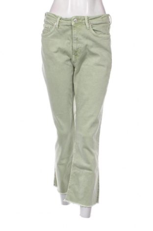 Дамски дънки Zara, Размер M, Цвят Зелен, Цена 16,42 лв.