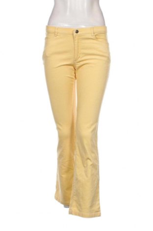 Pantaloni de velvet de femei, Mărime S, Culoare Galben, Preț 48,11 Lei