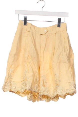 Pantaloni scurți de femei, Mărime XS, Culoare Galben, Preț 48,47 Lei