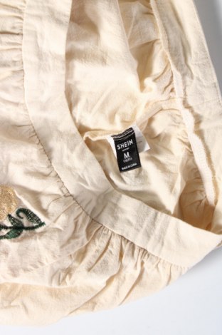 Дамски къс панталон SHEIN, Размер M, Цвят Екрю, Цена 18,82 лв.