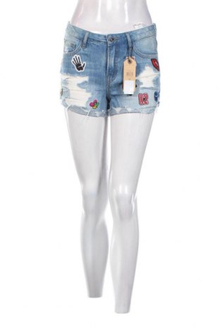 Γυναικείο κοντό παντελόνι Tally Weijl, Μέγεθος XS, Χρώμα Μπλέ, Τιμή 7,03 €