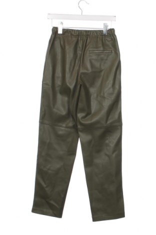 Pantaloni de piele pentru damă Mango, Mărime XS, Culoare Verde, Preț 25,99 Lei