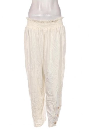 Γυναικείο παντελόνι, Μέγεθος 3XL, Χρώμα Εκρού, Τιμή 15,25 €