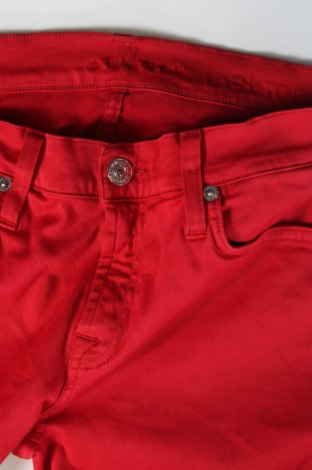 Damskie spodnie 7 For All Mankind, Rozmiar XS, Kolor Czerwony, Cena 245,48 zł