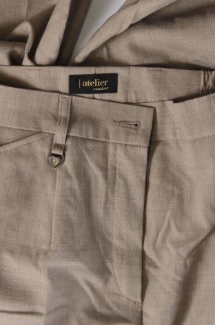 Дамски панталон Atelier, Размер M, Цвят Бежов, Цена 7,25 лв.