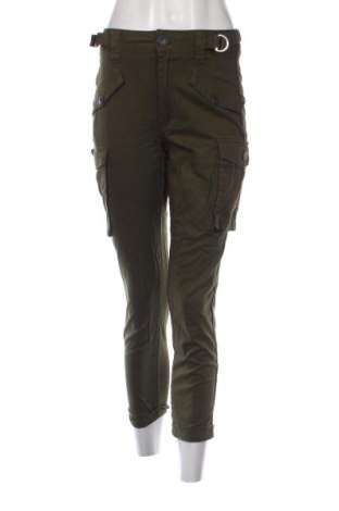 Дамски панталон Bershka, Размер S, Цвят Зелен, Цена 29,00 лв.