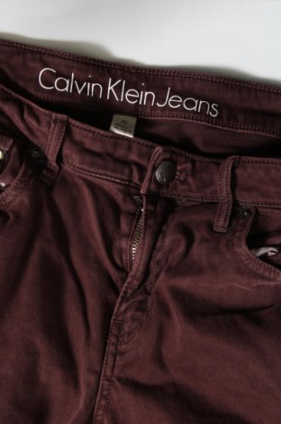 Pantaloni de femei Calvin Klein Jeans, Mărime M, Culoare Maro, Preț 470,15 Lei