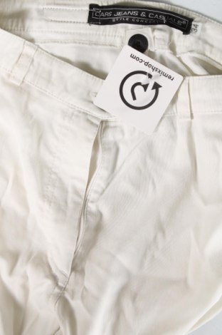 Дамски панталон Cars Jeans, Размер XS, Цвят Бял, Цена 11,60 лв.