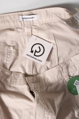 Pantaloni de femei Clockhouse, Mărime XL, Culoare Ecru, Preț 69,73 Lei