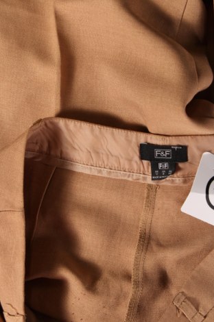Pantaloni de femei F&F, Mărime M, Culoare Maro, Preț 45,69 Lei