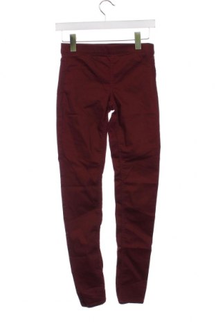 Дамски панталон H&M, Размер XS, Цвят Червен, Цена 11,60 лв.
