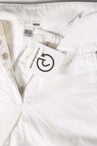 Dámské kalhoty  H&M, Velikost XS, Barva Bílá, Cena  169,00 Kč