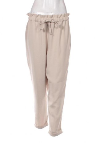 Дамски панталон H&M Divided, Размер L, Цвят Бежов, Цена 17,50 лв.