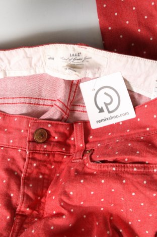 Γυναικείο παντελόνι H&M L.O.G.G., Μέγεθος M, Χρώμα Κόκκινο, Τιμή 15,00 €