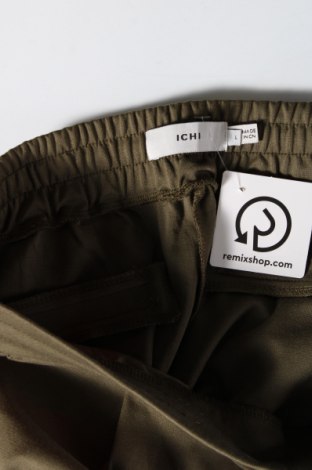 Pantaloni de femei Ichi, Mărime L, Culoare Verde, Preț 68,07 Lei
