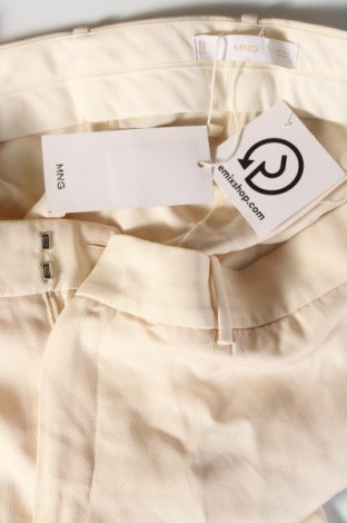 Pantaloni de femei Mango, Mărime S, Culoare Ecru, Preț 196,42 Lei