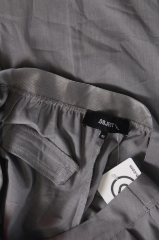 Дамски панталон Object, Размер L, Цвят Сив, Цена 41,00 лв.