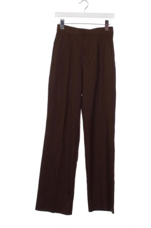 Pantaloni de femei Pull&Bear, Mărime XS, Culoare Maro, Preț 68,09 Lei