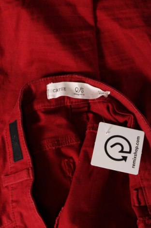 Damskie spodnie Q/S by S.Oliver, Rozmiar L, Kolor Czerwony, Cena 131,14 zł