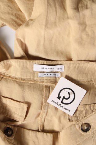 Damenhose Reserved, Größe L, Farbe Beige, Preis 14,84 €