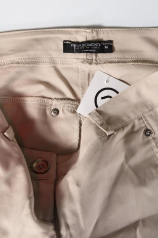 Pantaloni de femei Rinascimento, Mărime M, Culoare Bej, Preț 379,26 Lei