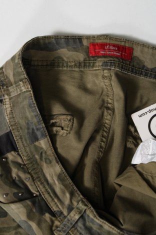 Дамски панталон S.Oliver, Размер L, Цвят Зелен, Цена 14,35 лв.